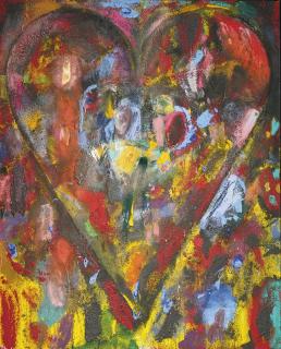 Jim Dine - The Heart With A Raised Hand