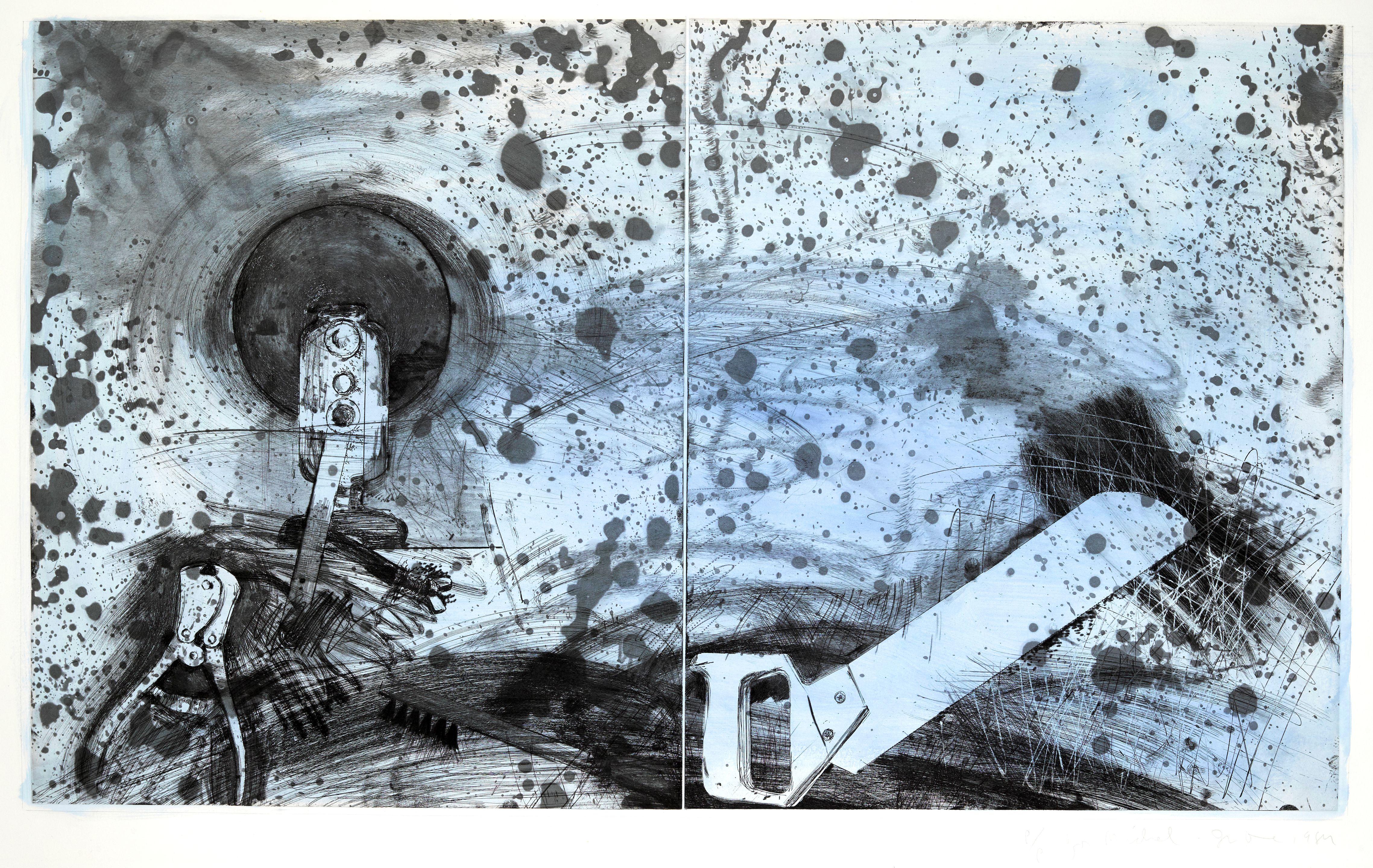 The New French Tools 5 Boulevard Victor Double Sky by Jim Dine Art