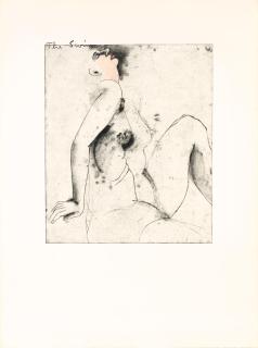 Jim Dine - The Swimmer, from Eight Sheets from an Undefined Novel