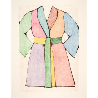 Jim Dine - The Woodcut Bathrobe