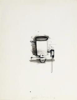Jim Dine - Toothbrush and Glass
