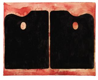 Jim Dine - Two Black Palettes 