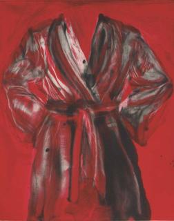 Jim Dine - Two danish red Robes (Diptych)