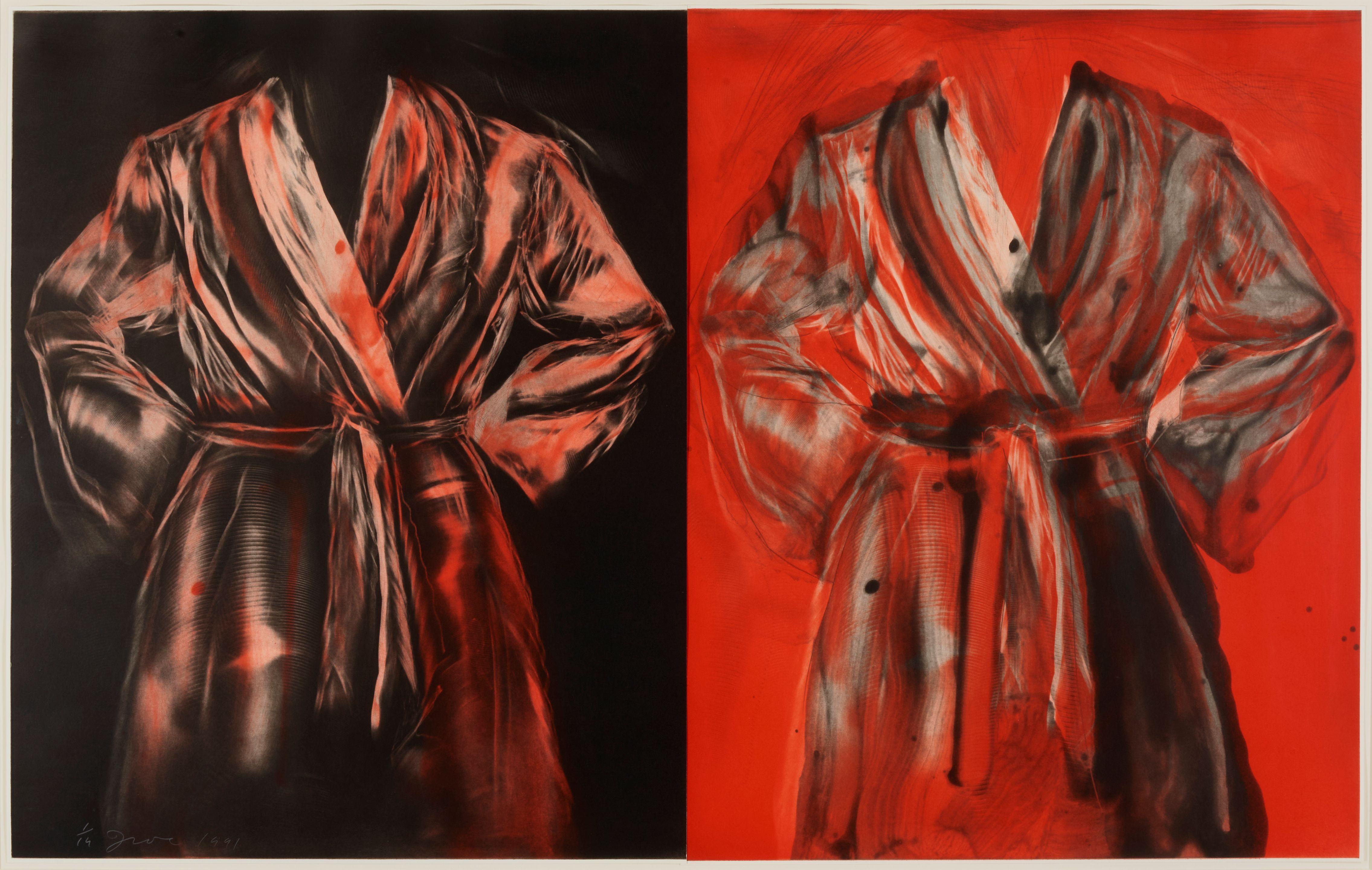 Jim Dine - Two Danish Red Robes