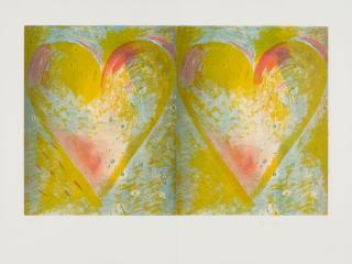 Jim Dine - Two Hearts for Best Buddies