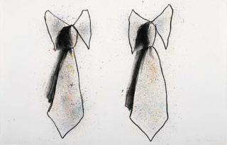 Jim Dine - Two Ties, from Ooh La La (with Ron Padgett) (Williams College 29)