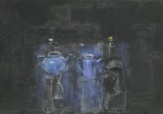 Jim Dine - Untitled (Black Drawing N.6)