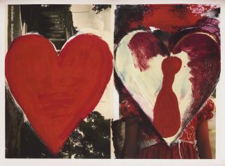 Jim Dine - \'Wiesbaden\', from \'Hearts from Nikolaistrasse\'