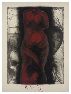 Jim Dine - Woman on Fire in Vienna (Minneapolis Institute of Arts 66)