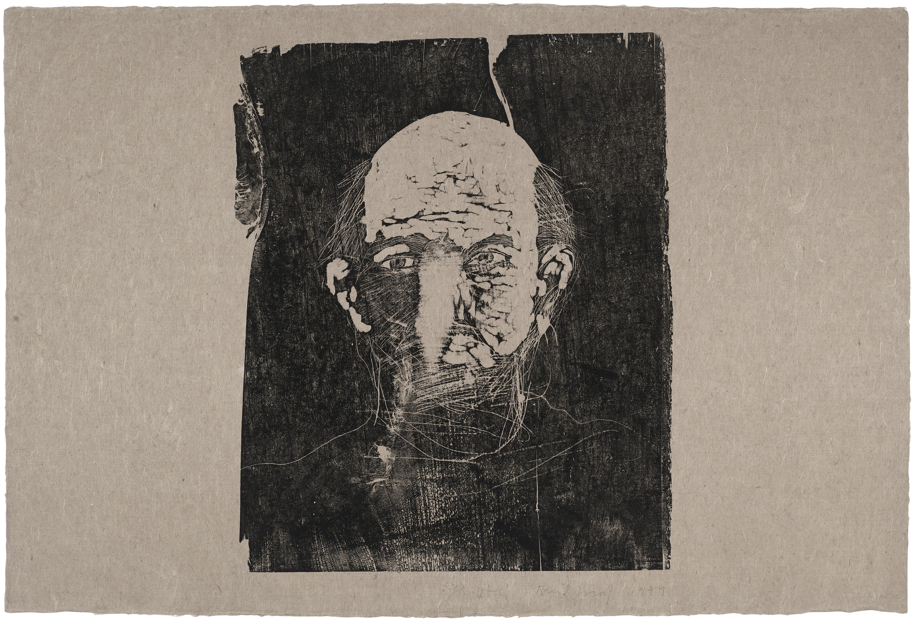 Jim Dine - Woodcut Self Portrait