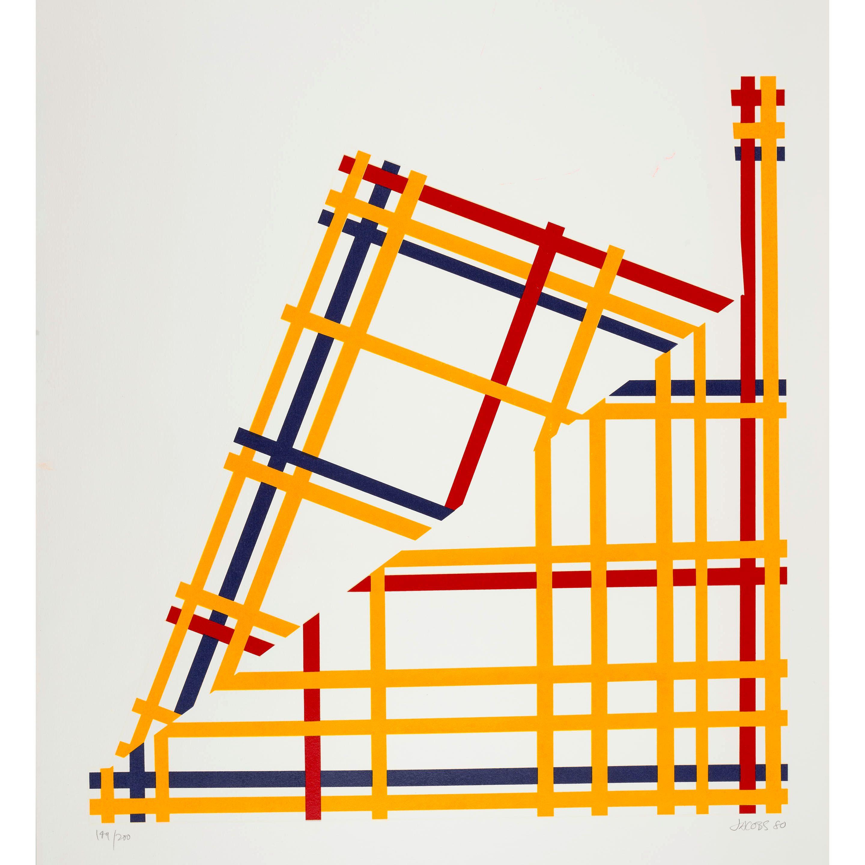 Jim Jacobs - Folded NYC (Mondrian)