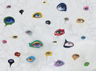 Jim Lambie - Untitled (Mirror Mosaic)