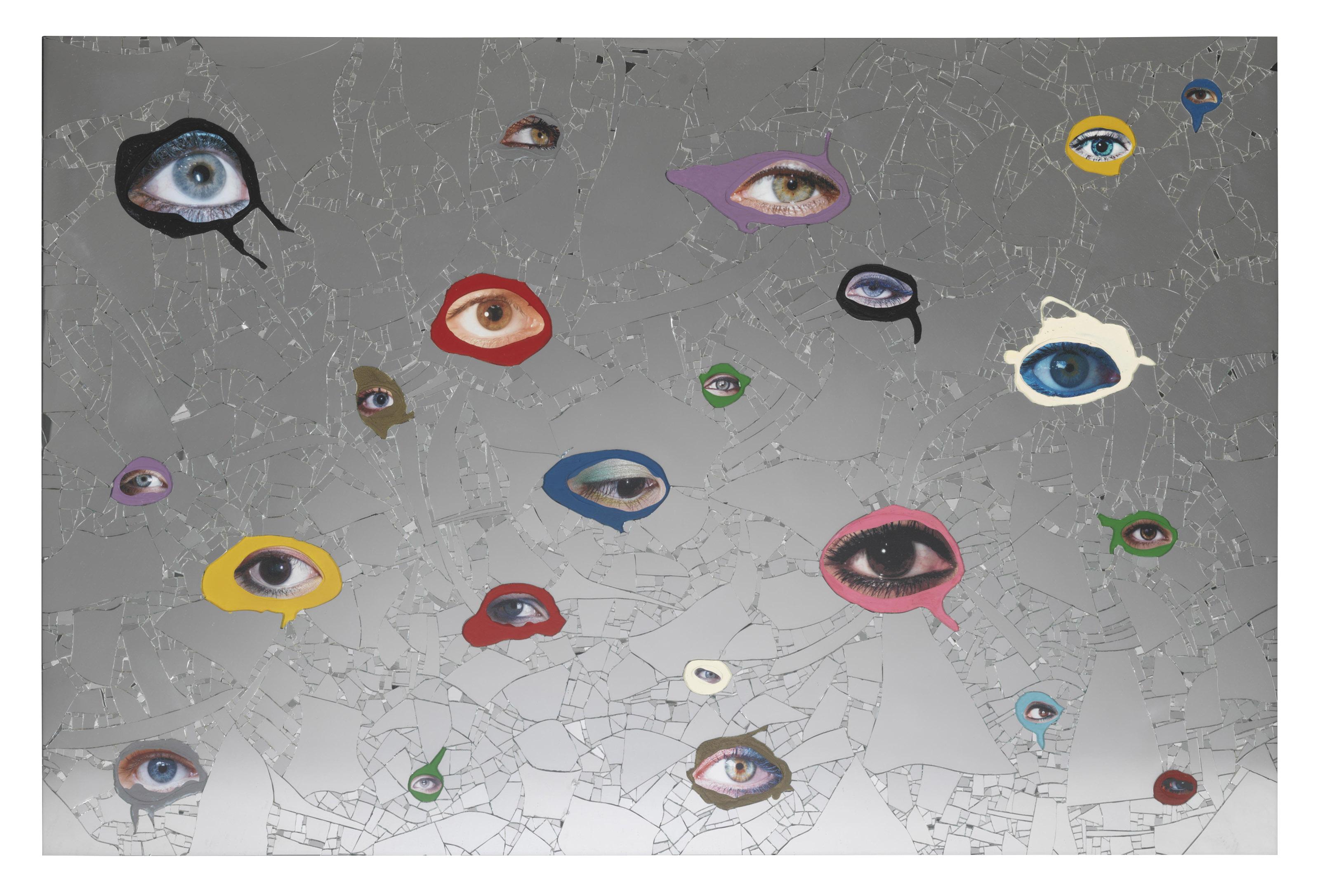 Jim Lambie - Untitled (Mirror Mosiac)