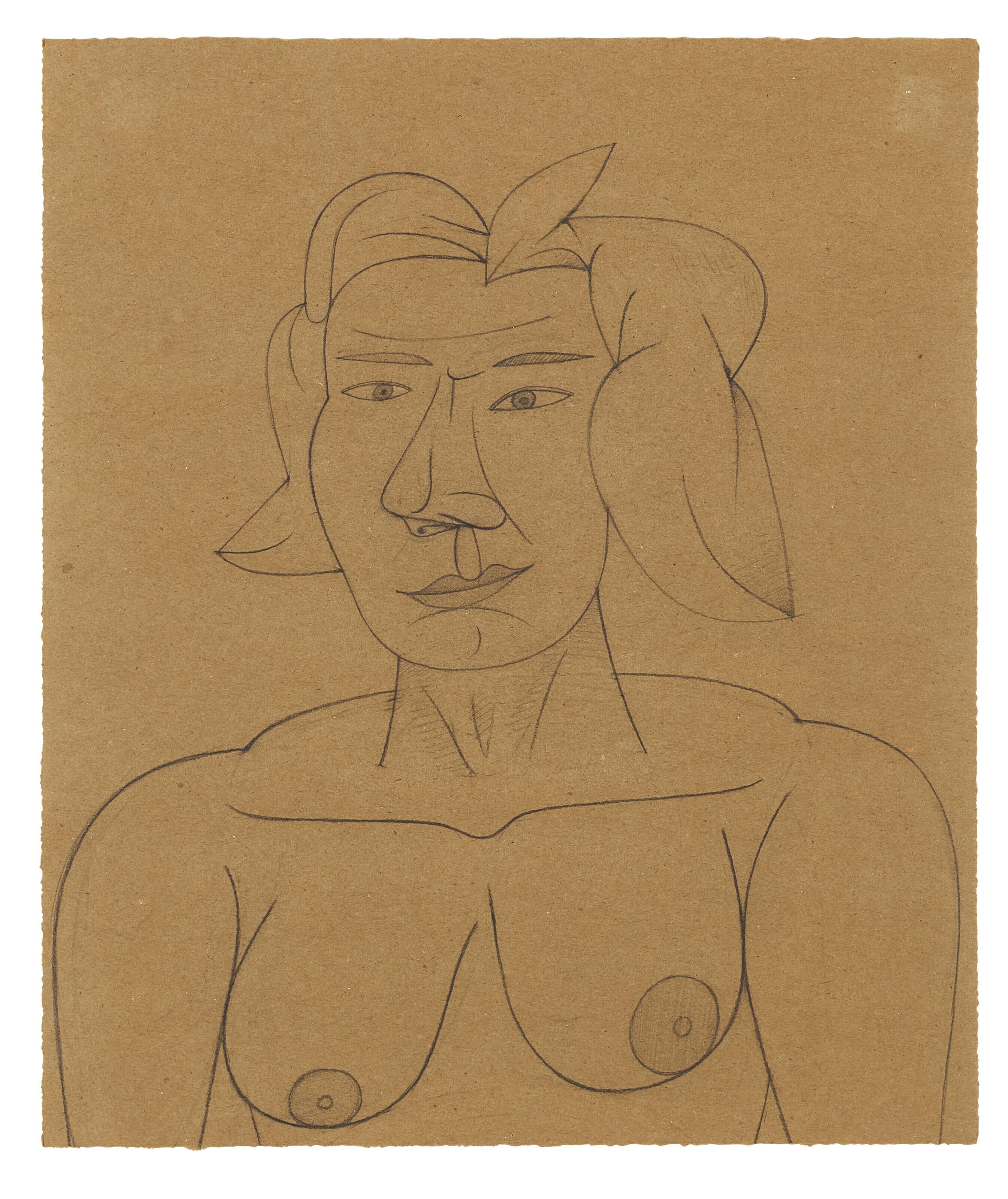 Jim Nutt - Drawing for Plume