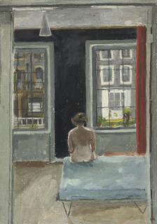 Jim Page-Roberts - Back of nude on bed