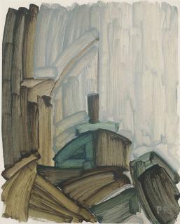 Jim Page-Roberts - Ship offloading into Barges, Upper Pool, London