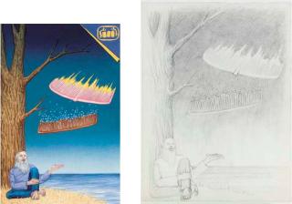 Jim Shaw - (i) Dream Object (ii) Dream Drawing