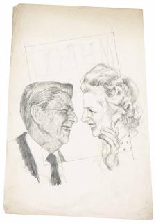 Jim Shaw - Untitled (US & Them)