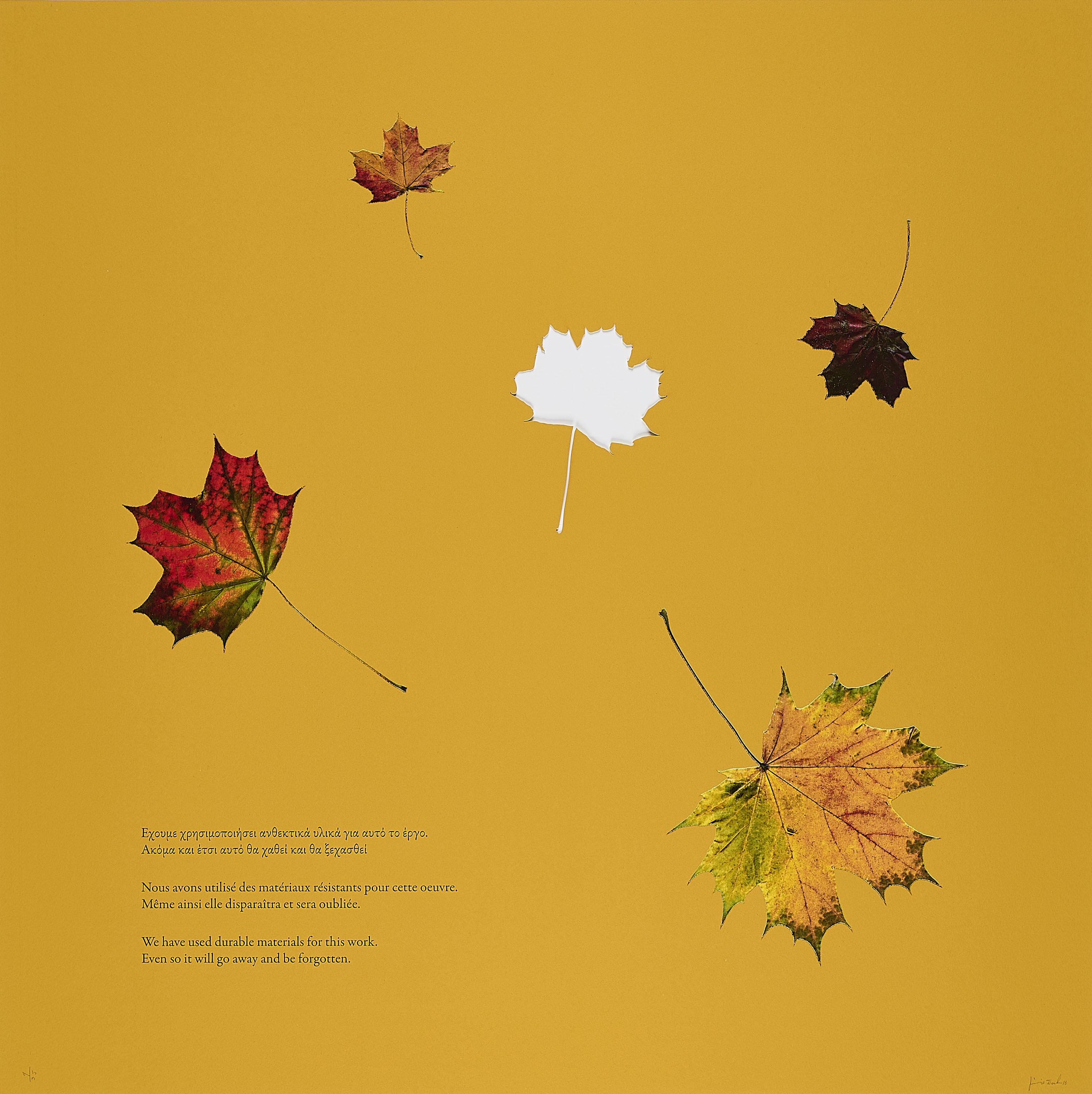 Jimmie Durham - Look Ahead (für Parkett 92).