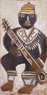 Jimmy Lee Sudduth - Portrait, 1990