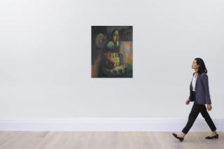 Jimoh Akolo - Seated Figure