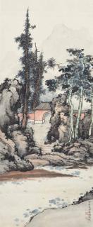 Jin Cheng - LANDSCAPE WITH RED GATE