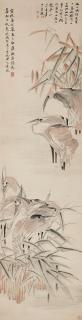 Jin Cheng - Nine Egrets, 1910