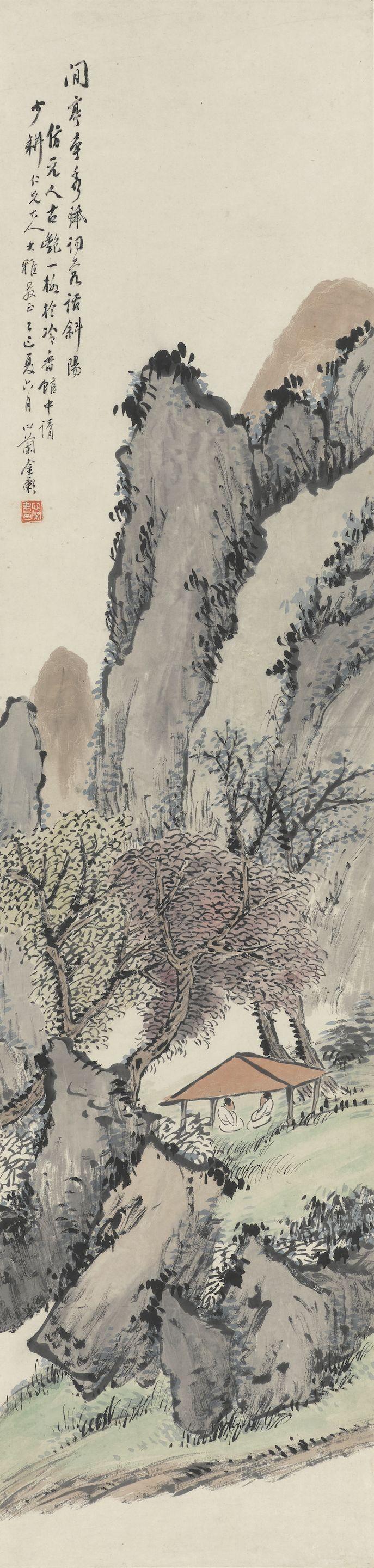 Jin Xinlan - Mountain Hut, 1905