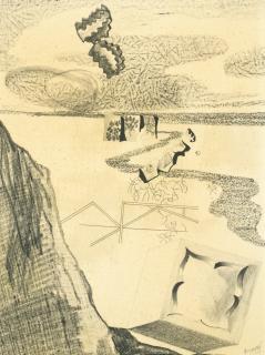 Jindřich Štyrský - Czech Surreal Landscape (Surrealistická Krajina)