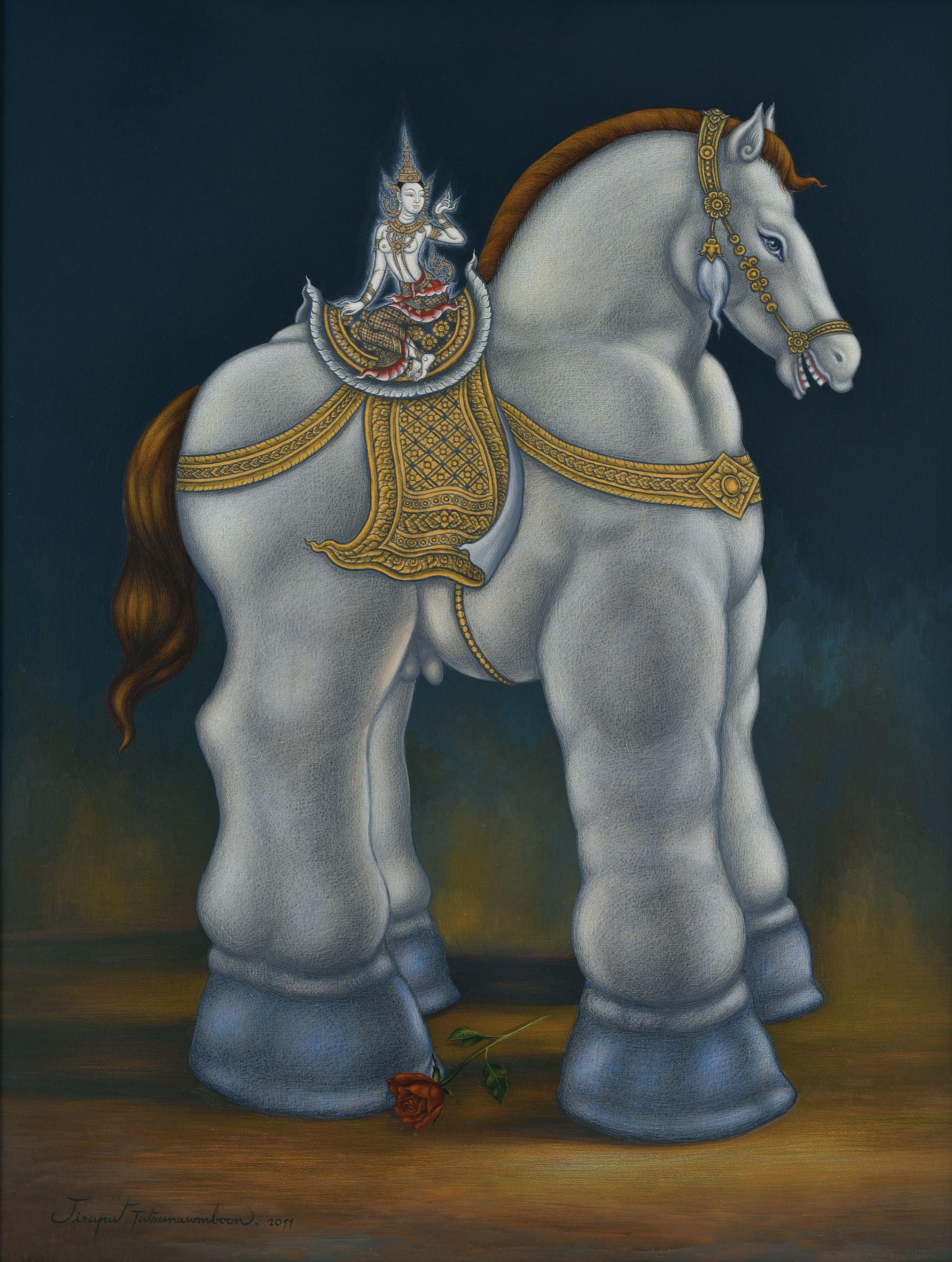 Jirapat Tatsanasomboon - Heroine on a White Horse (Botero), 2011