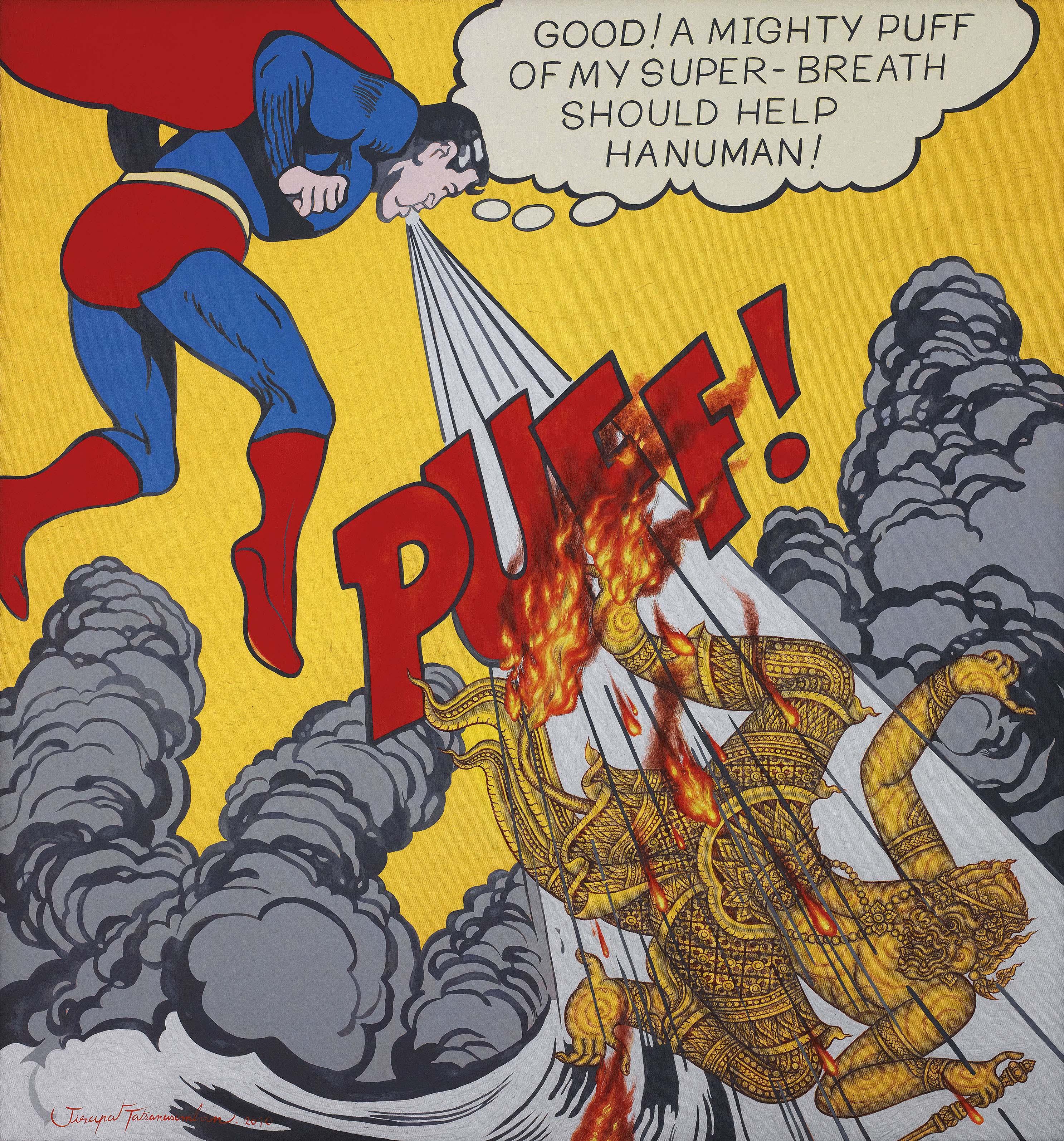 Jirapat Tatsanasomboon - PUFF! (AFTER A. WARHOL)