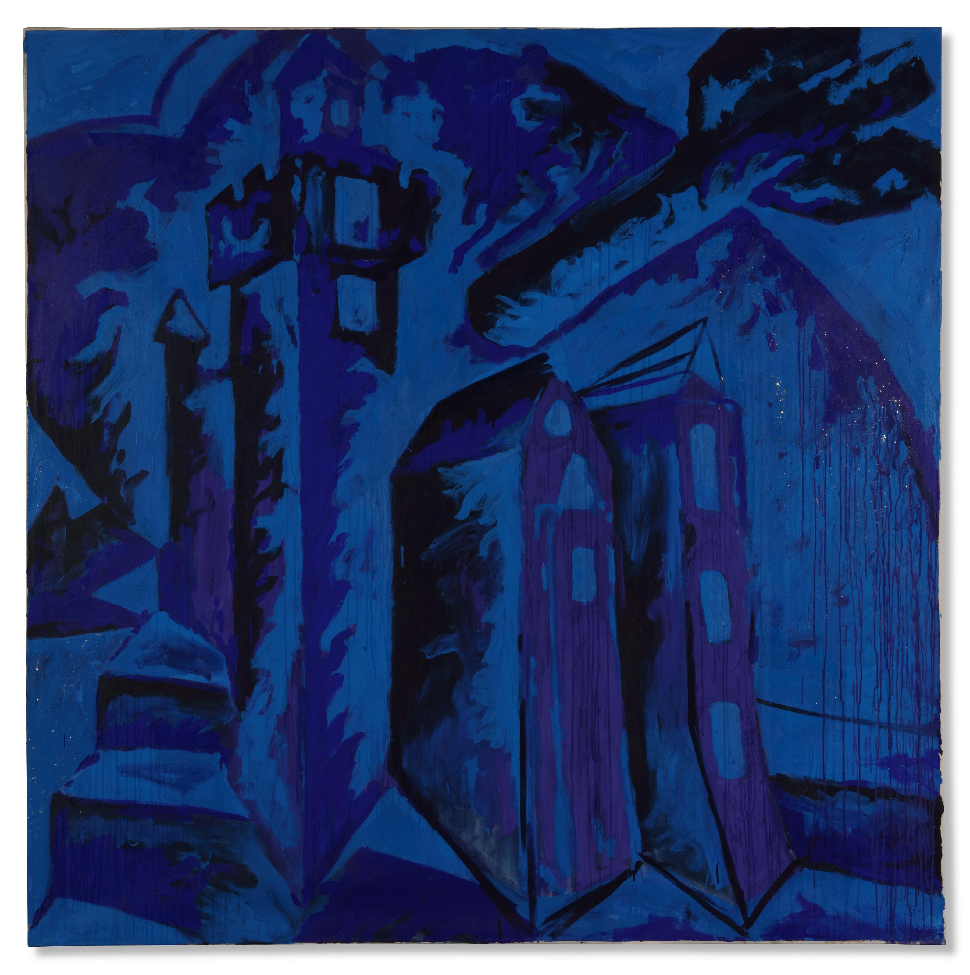 Jiri Georg Dokoupil - Blaue Bilder über die Liebe