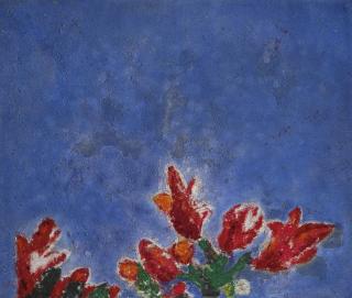 Jiri Georg Dokoupil - Blue And Red