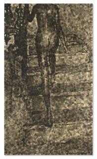 Jiri Georg Dokoupil - Nu montant l\'escalier II