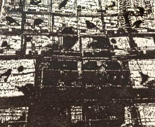 Jiri Georg Dokoupil - Pajaros con dos personas