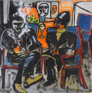 Jiri Georg Dokoupil - Roman und Beatrice