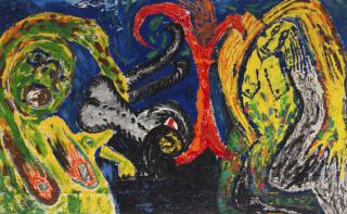 Jiri Georg Dokoupil - und Gerard Kever (geb. 1956). 5 Frauen