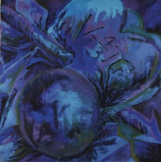 Jiri Georg Dokoupil - Untitled (From Blaue Bilder Über Die Liebe)