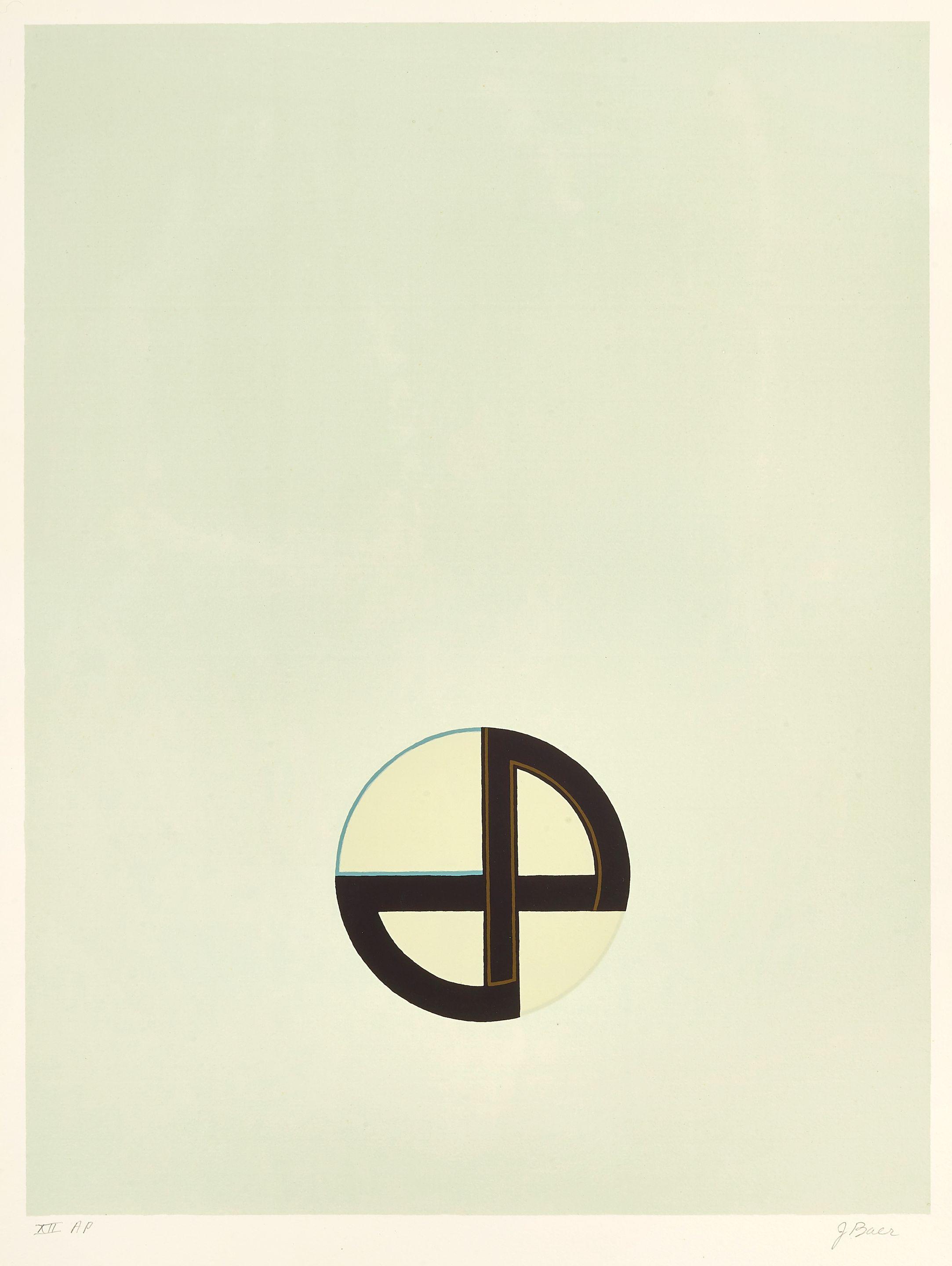 Jo Baer - 6 works, from the Cardinations portfolio