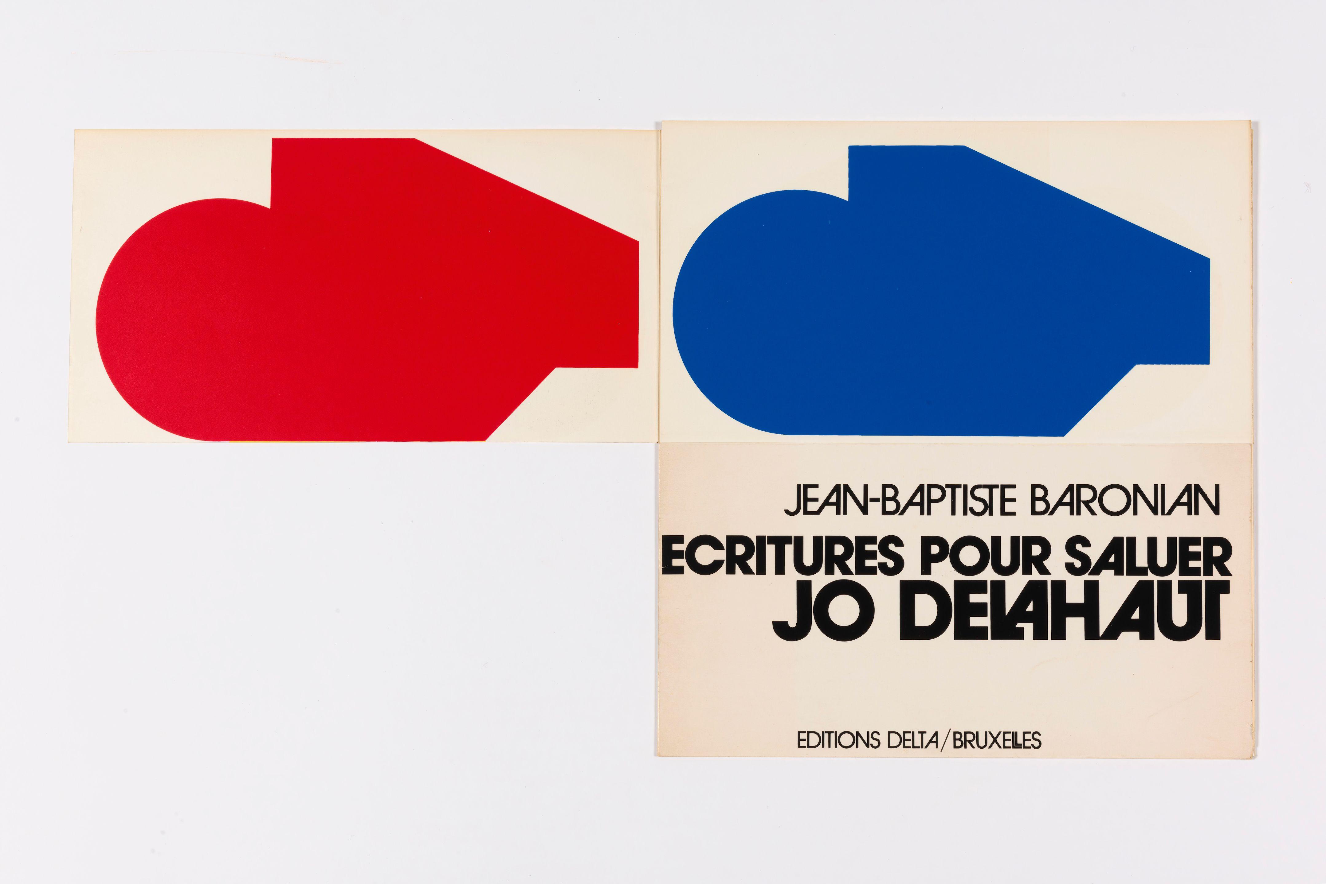 Jo Delahaut - Ecritures pour Saluer Jo Delahaut, 1973