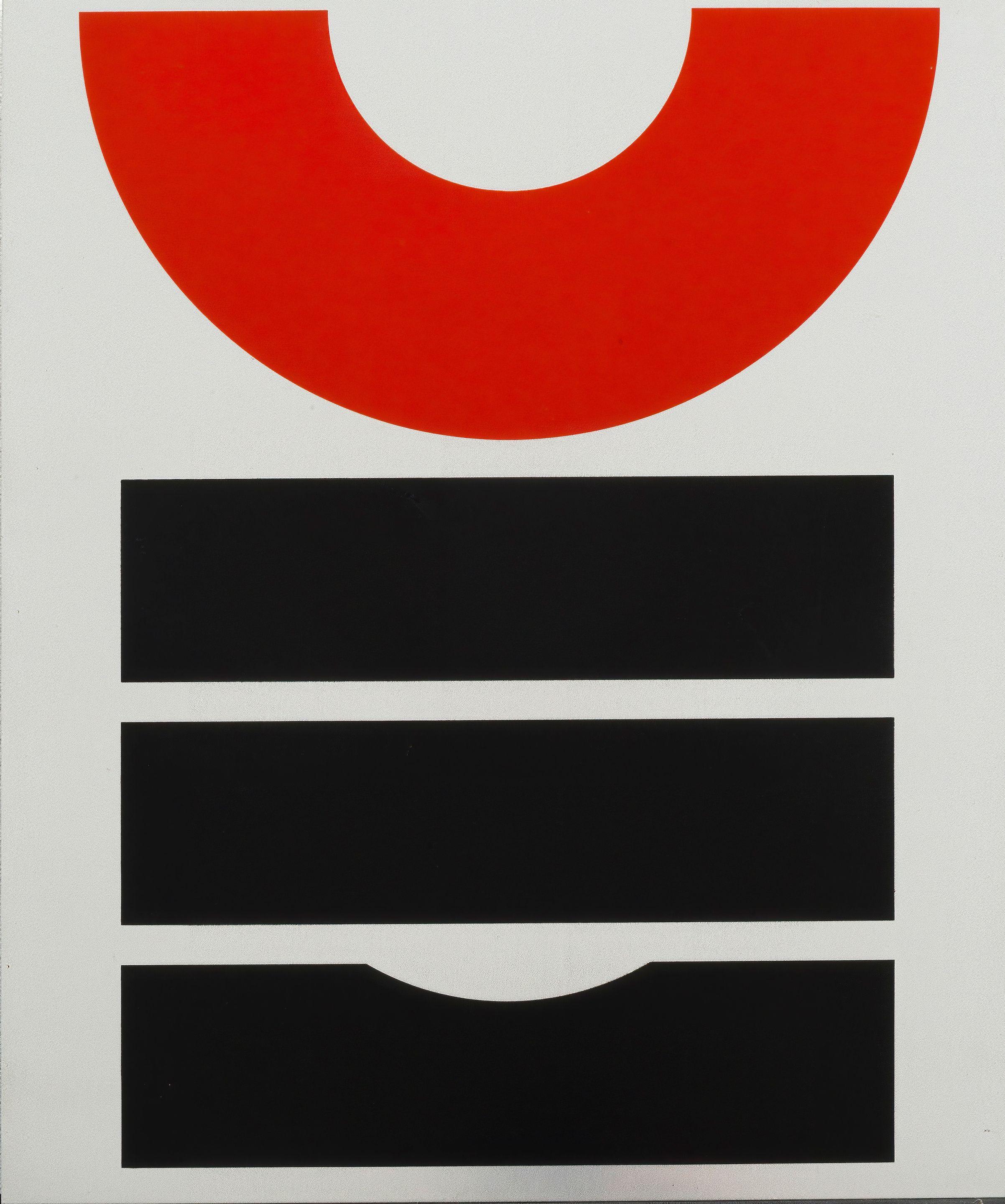 Jo Delahaut - Signe Rouge-Noir, 1970