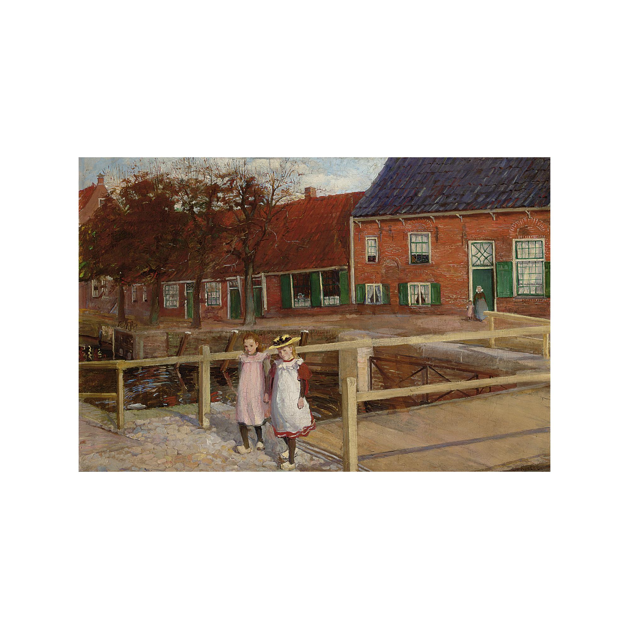 Jo Koster - Girls On A Sunday Stroll, Possibly Hattem