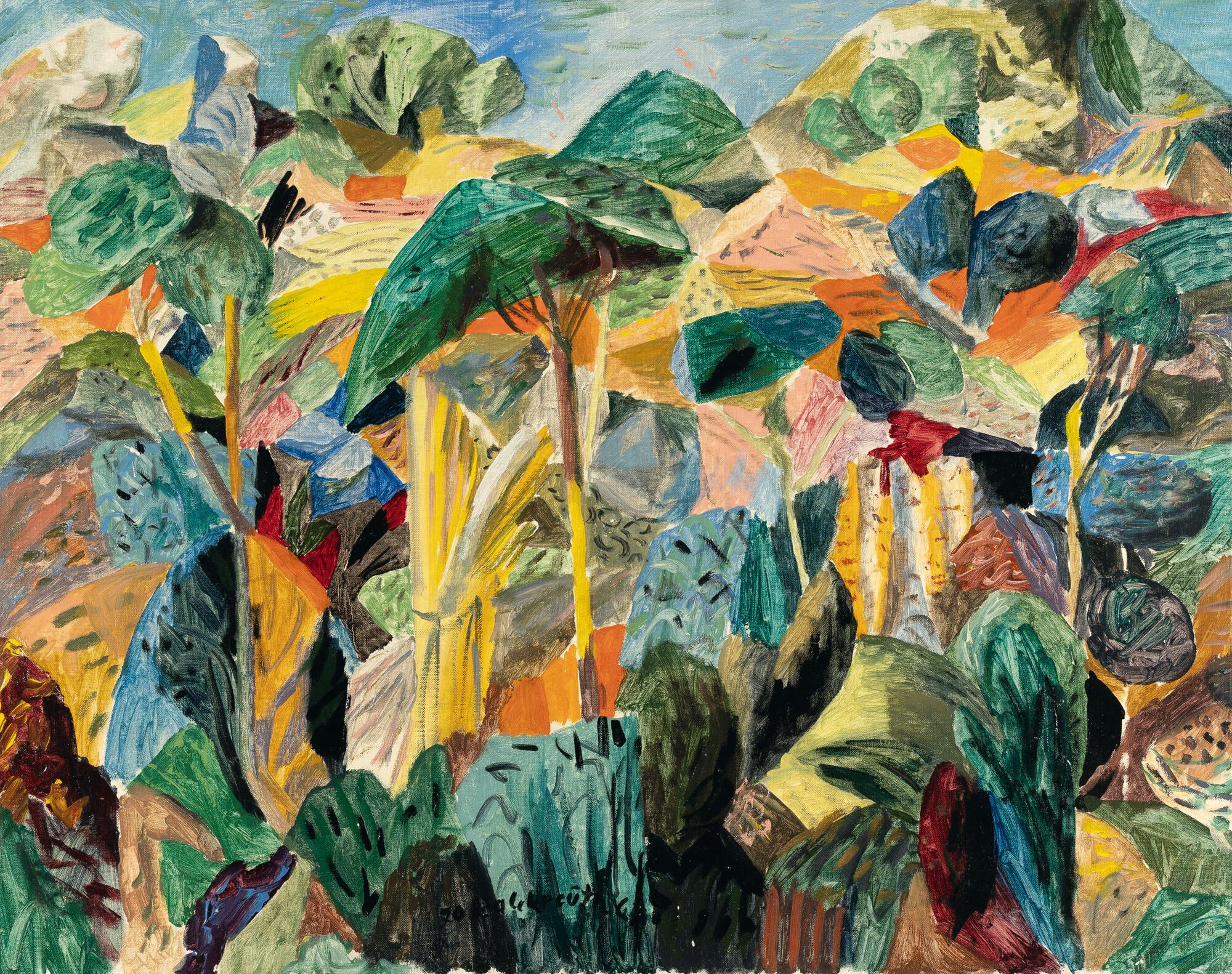 Jo von Kalckreuth - ,“Der Berg II (Mallorca)“