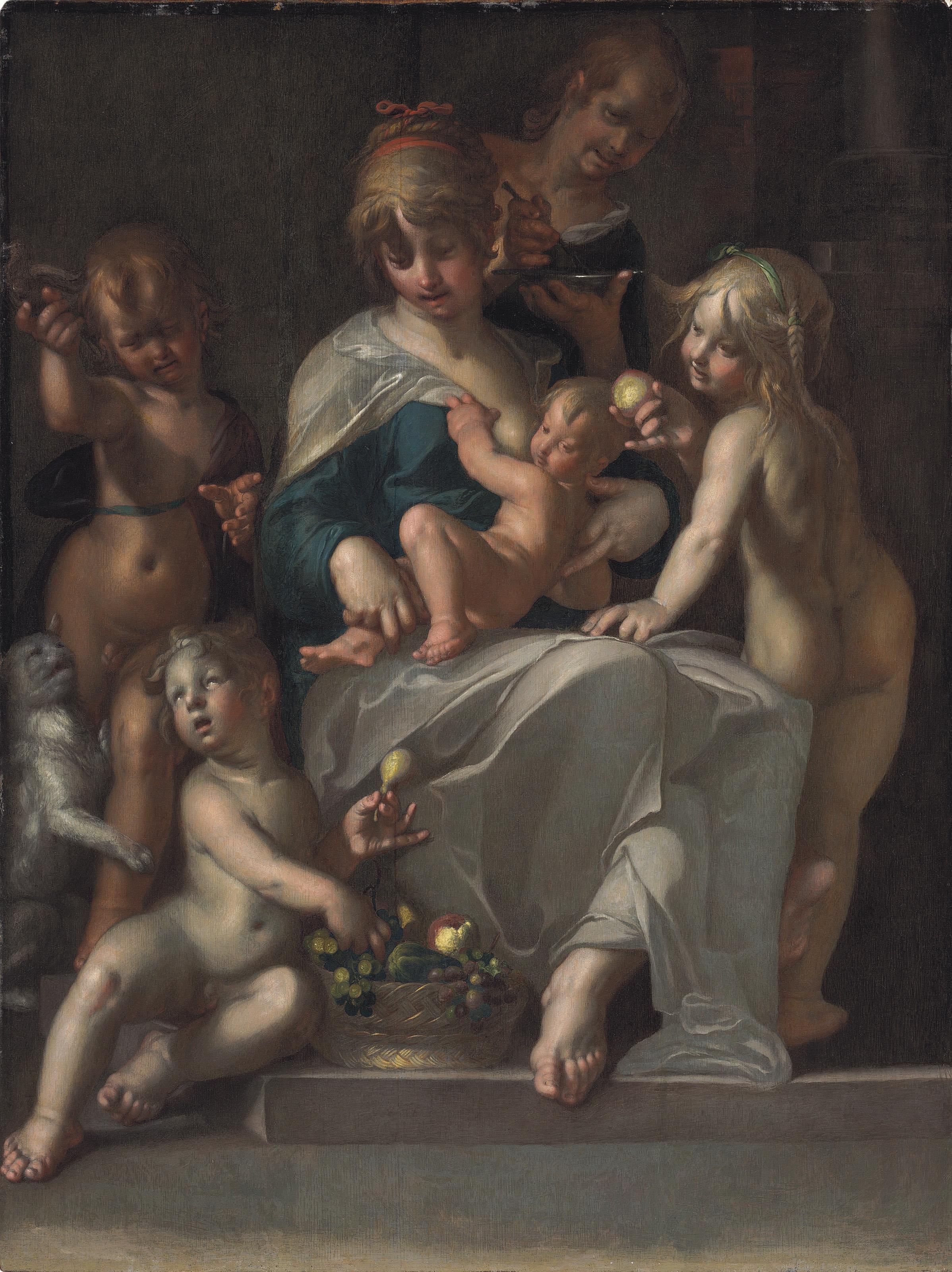 Joachim Anthonisz. Wtewael - Charity