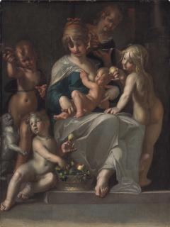 Joachim Anthonisz. Wtewael - Charity