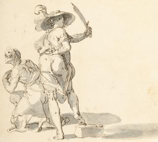 Joachim Anthonisz. Wtewael - Die Enthauptung Johannes des Täufers