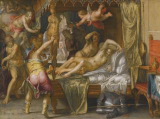 Joachim Anthonisz. Wtewael - Mars And Venus Surprised By Vulcan