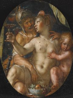 Joachim Anthonisz. Wtewael - Mars, Venus And Cupid