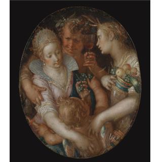 Joachim Anthonisz. Wtewael - Sine Cerere Et Baccho Friget Venus