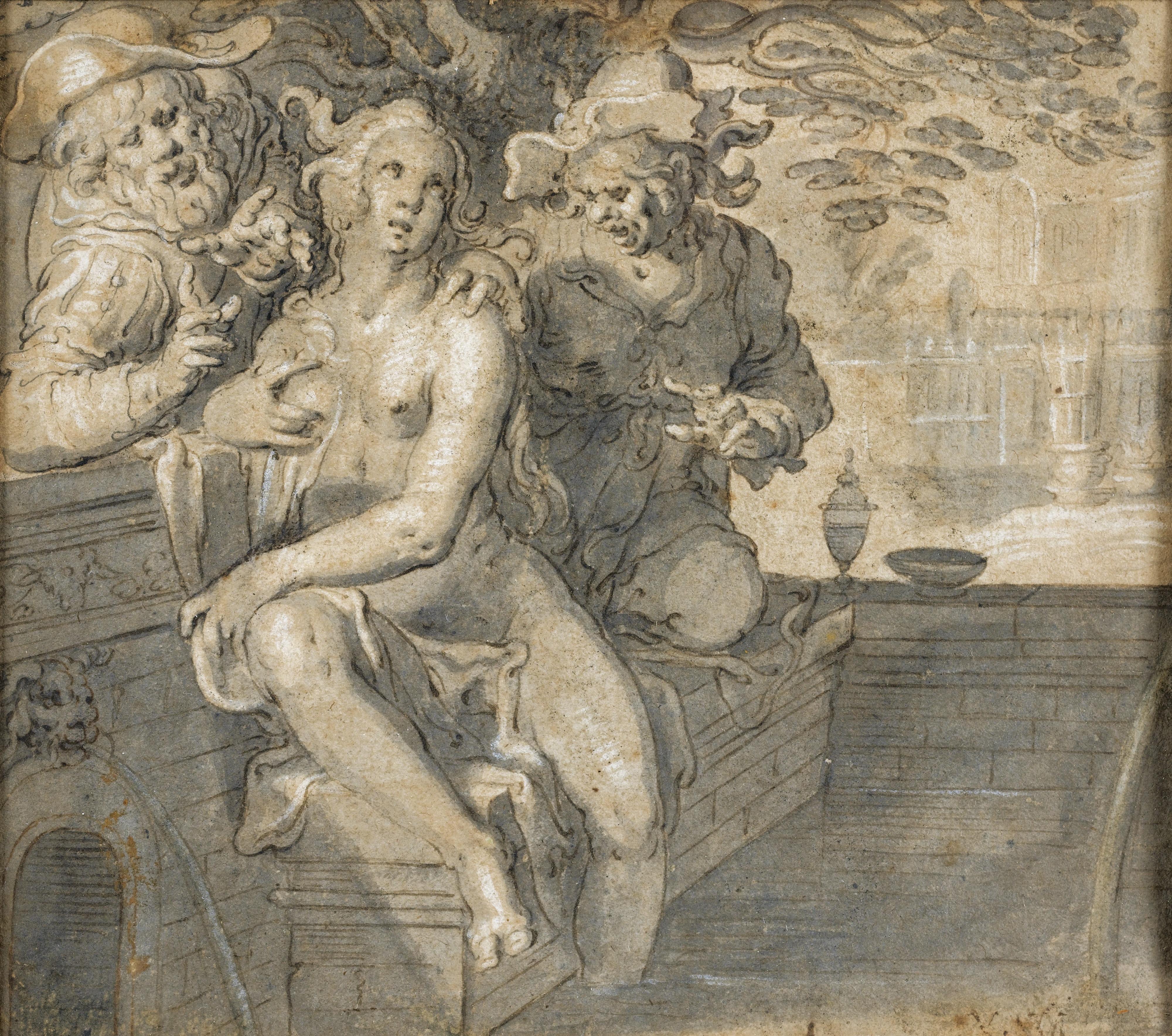 Joachim Anthonisz. Wtewael - Susanna And The Elders